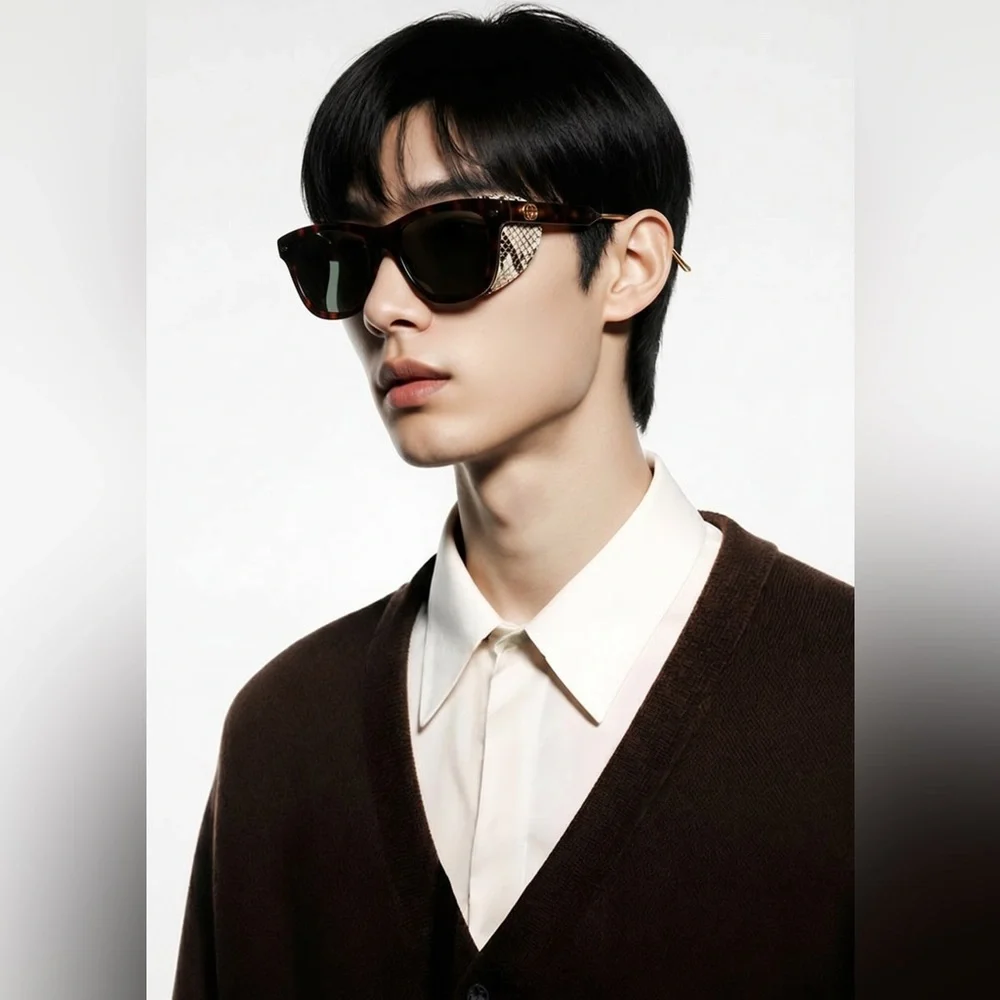 New Auth  - GG0671S Sunglasses by Gucci™ Shape: Rectangle, Material: Acetate,